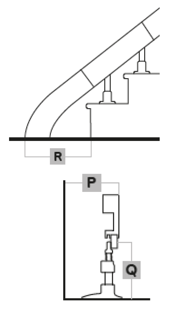 Acorn curved stairlift on stair case